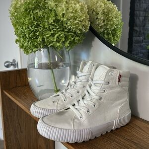 White Levi sneakers